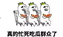 调侃吃瓜群众的段子